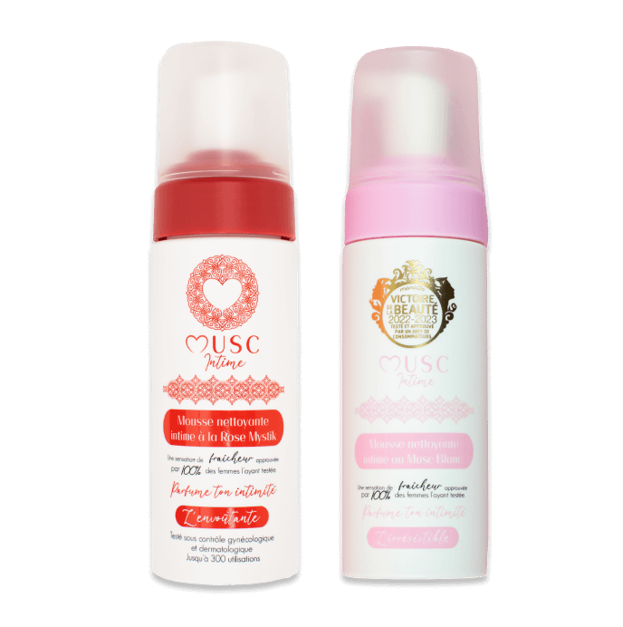 Mousse nettoyante Intime Rose Mystik - l'Envoûtante