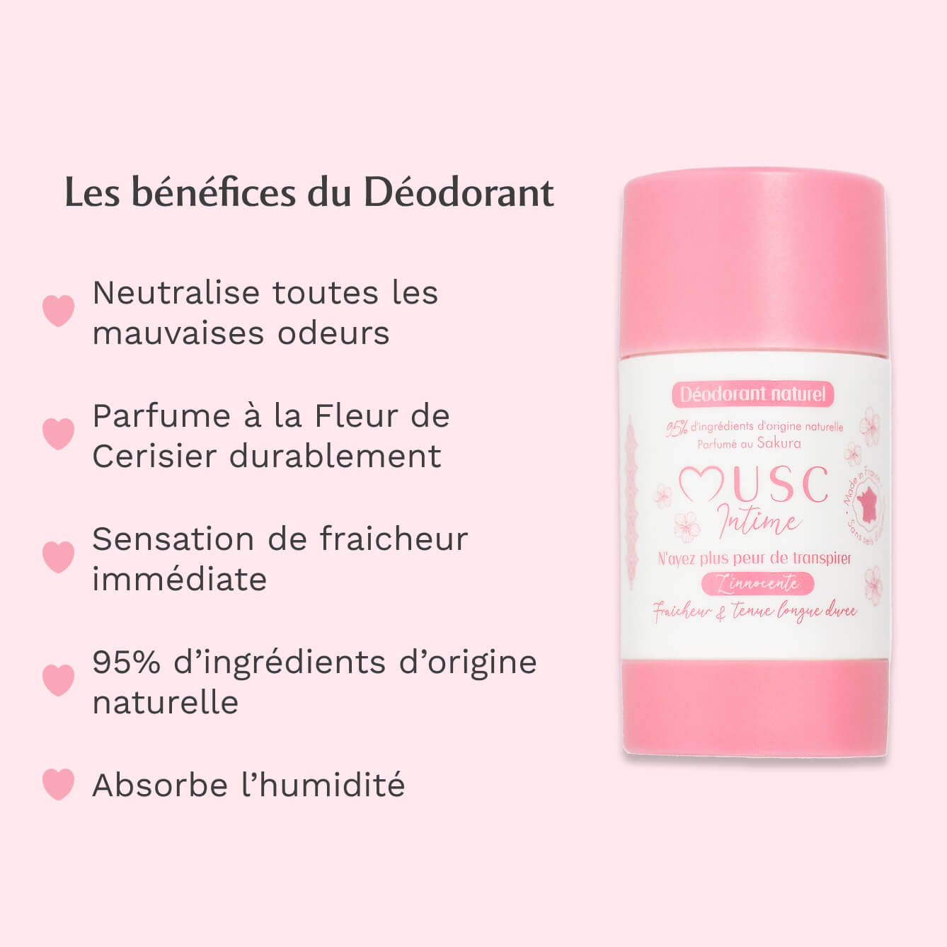 3 déodorants au Sakura